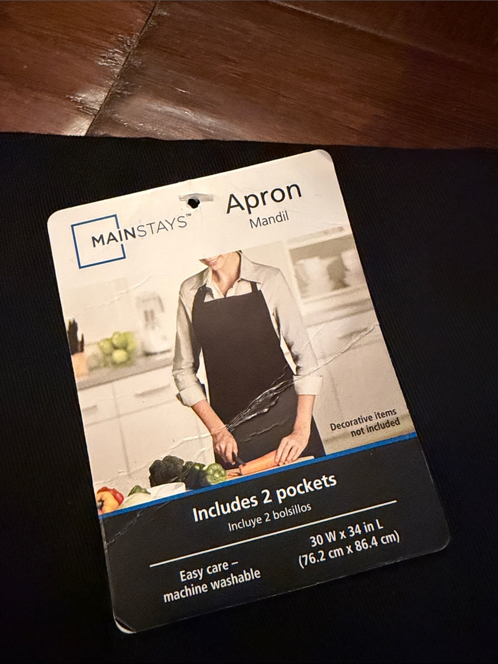 Mainstay Black Apron